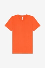 Bella+Canvas 3005 – V-Neck Tee Orange Front