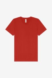 Bella+Canvas 3005 – V-Neck Tee Red Front