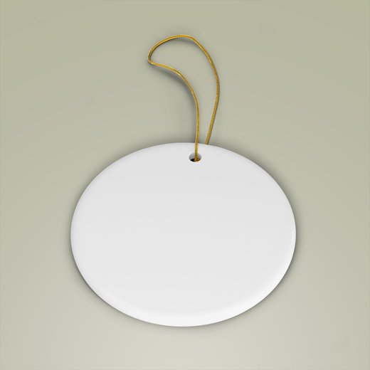 Black Ceramic Ornament