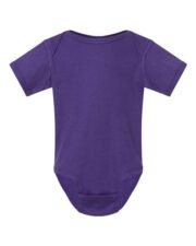 Infant Baby Rib Bodysuit - 4400 Purple Front