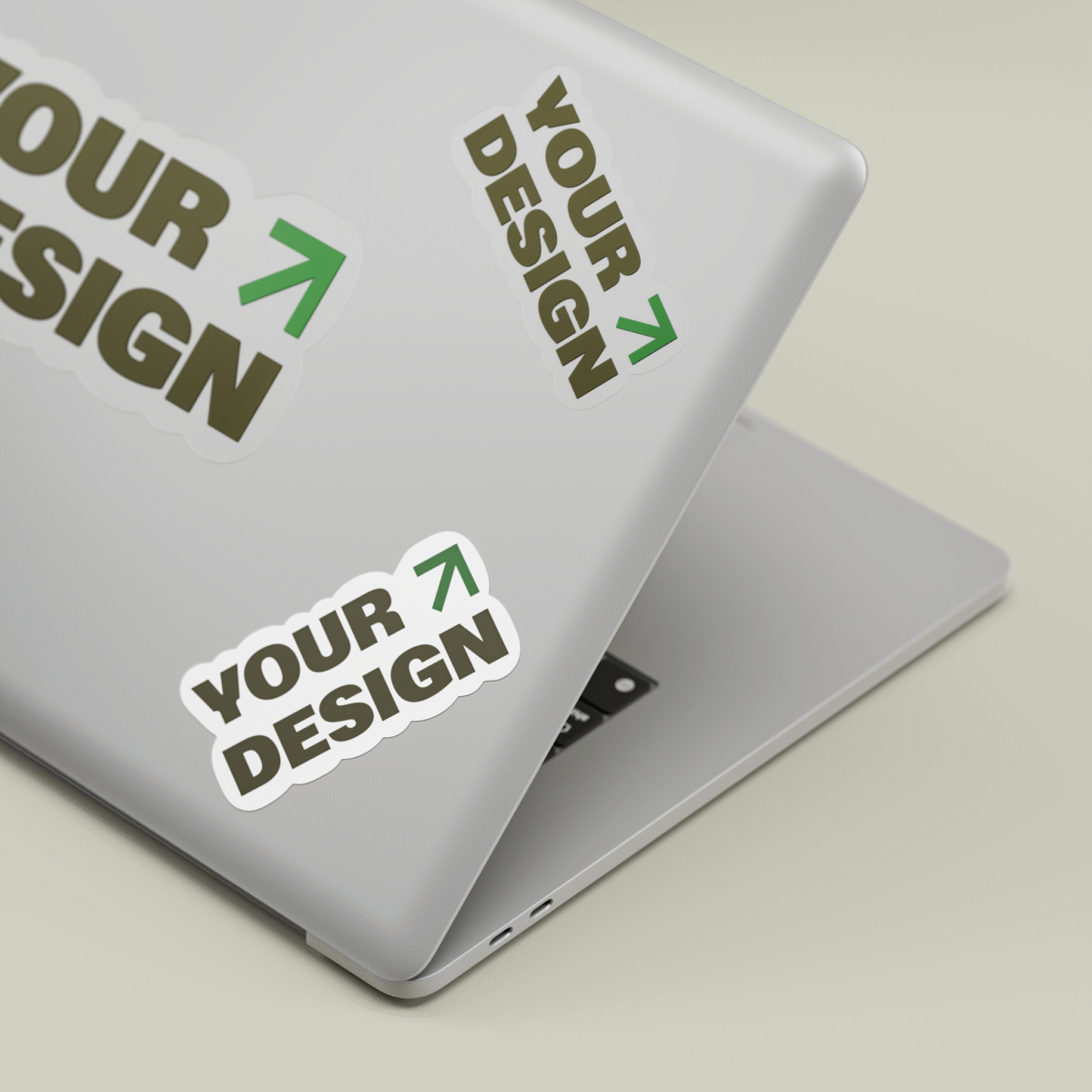 Kiss-Cut Stickers Mockups