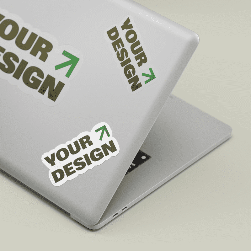 Kiss-Cut Stickers Mockups