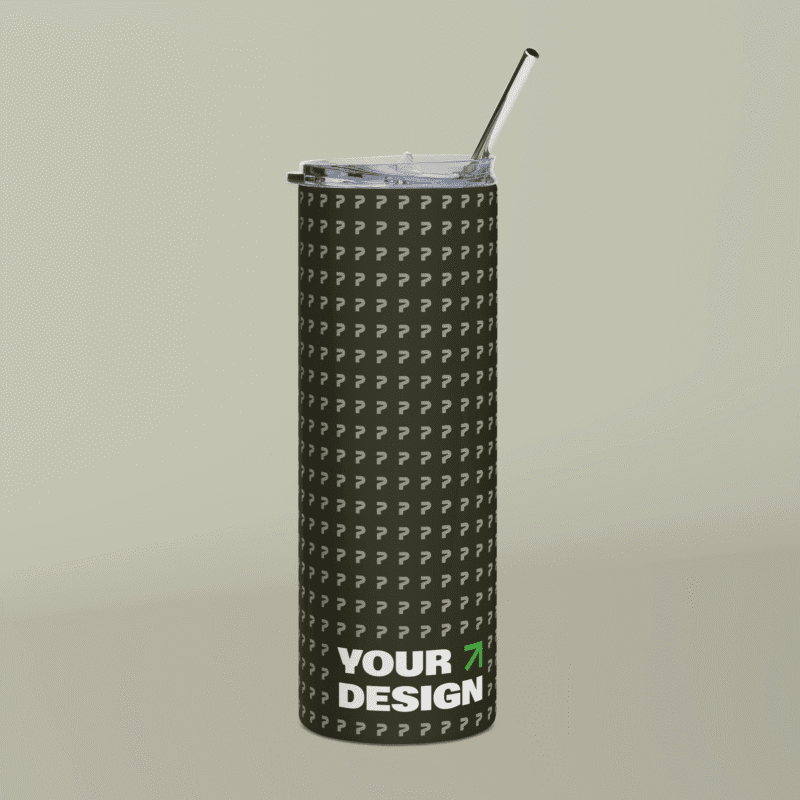 Steel Tumbler Mockup