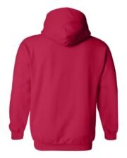 Unisex Heavy Blend™ Hooded Sweatshirt - 18500 Cherry Red Back