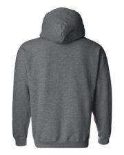 Unisex Heavy Blend™ Hooded Sweatshirt - 18500 Dark Heather Back