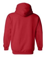 Unisex Heavy Blend™ Hooded Sweatshirt - 18500 Red Back