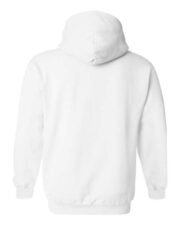 Unisex Heavy Blend™ Hooded Sweatshirt - 18500 White Back