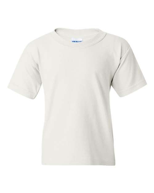 Youth Heavy Cotton™ T-Shirt - 5000B White Front