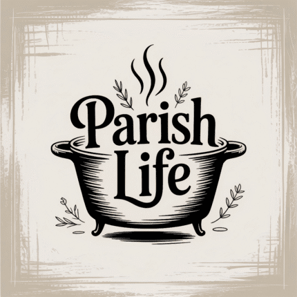 Parish Life Vector Digital, svg, png, ai, eps, dxf Files, Church Community Graphic, Religious Gathering Image, Parish Illustration, Church