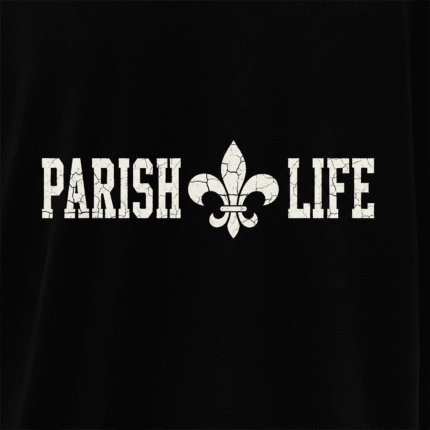 Parish Life Fleur Digital svg, png, ai, eps, dxf Files, Louisiana Design, Southern Theme, New Orleans Graphics, Cricut, Silhouette, Vinyl