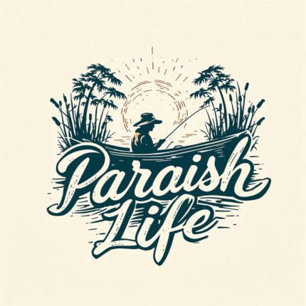 Paraish Life Fishing Digital svg, png, ai, eps, dxf Files, Fisherman Boat River Design, Outdoor Adventure Vector Graphics, Lake Fishing