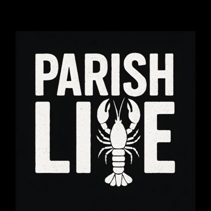 Parish Life Crawfish Digital svg, png, ai, eps, dxf Files, Louisiana Culture Graphic, Southern Living Clipart, Instant Download