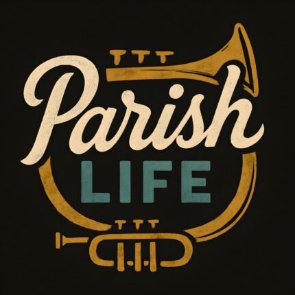 Parish Life Trumpet Graphic Digital Download High Resolution File Digital